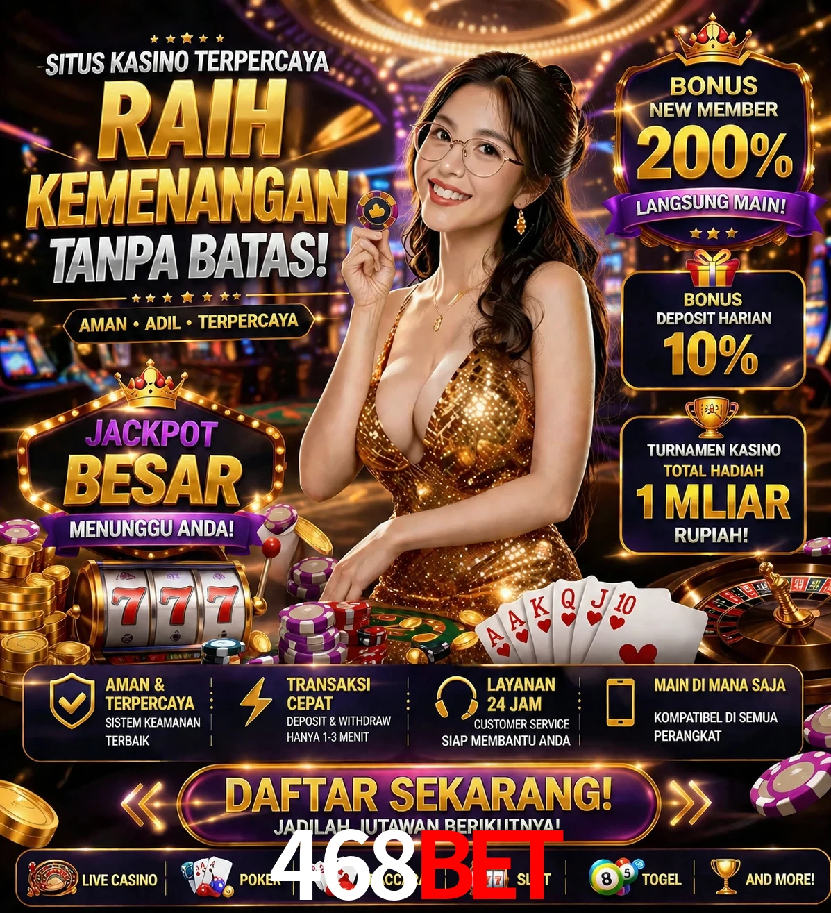 Roleta e blackjack 468bet